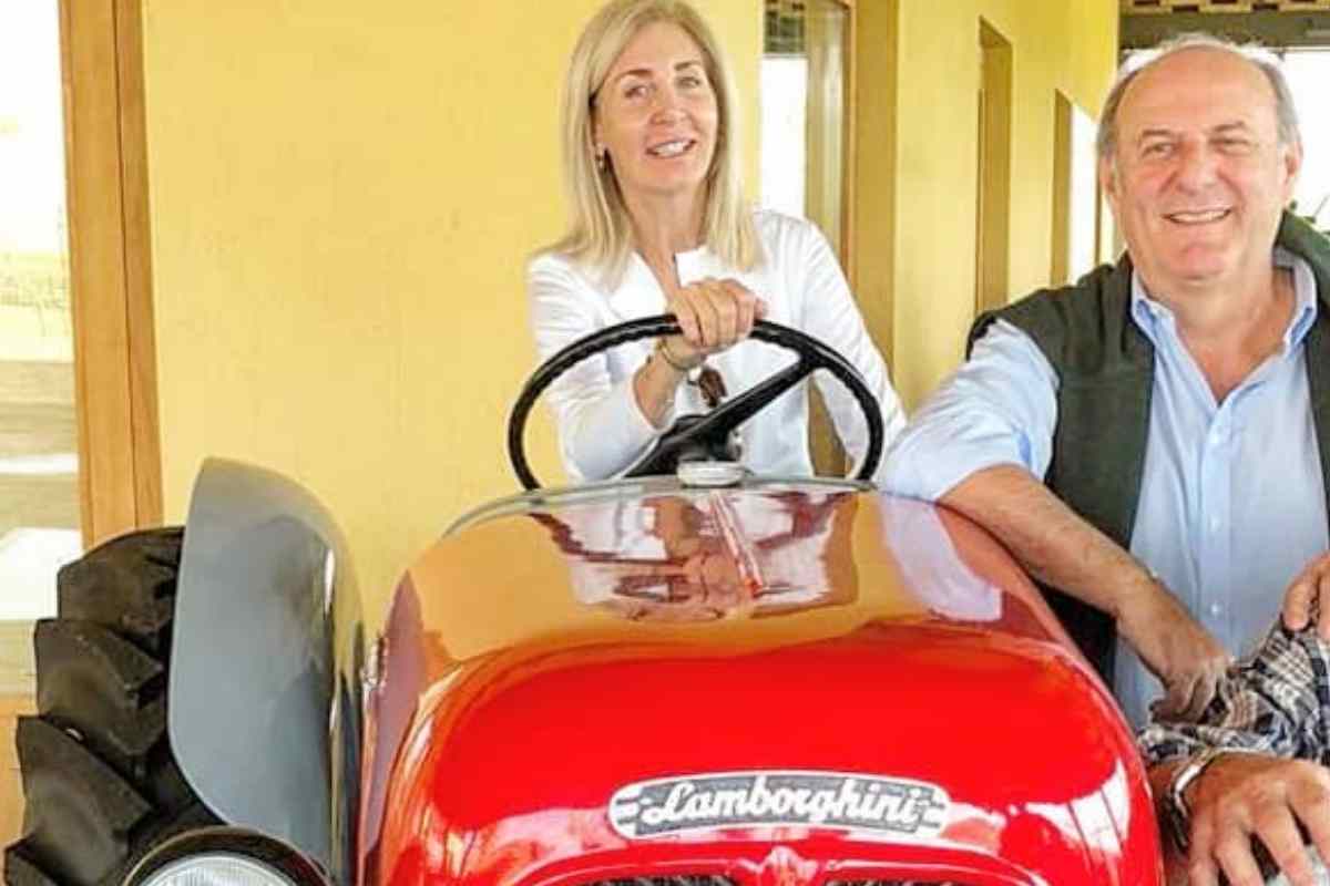 Gerry Scotti con la compagna Gabriella Perino